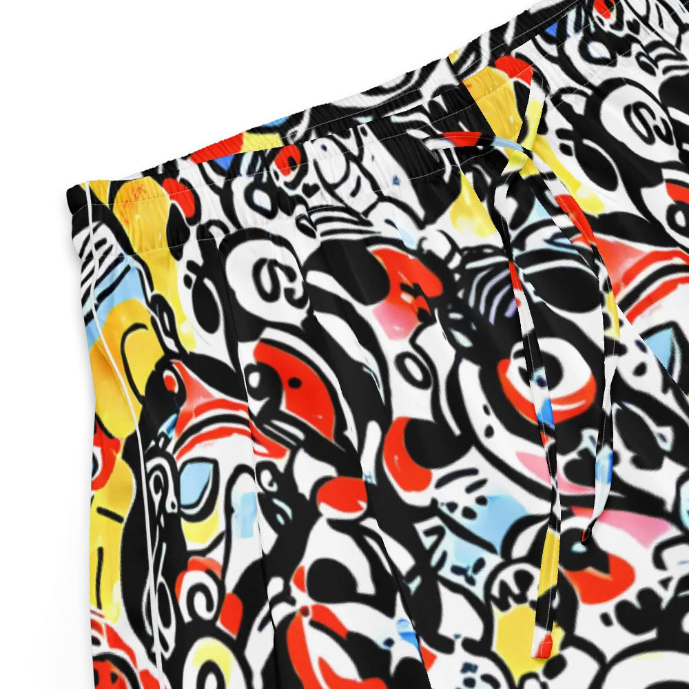 Electric Doodle on Women's Pajama Shorts — Product details