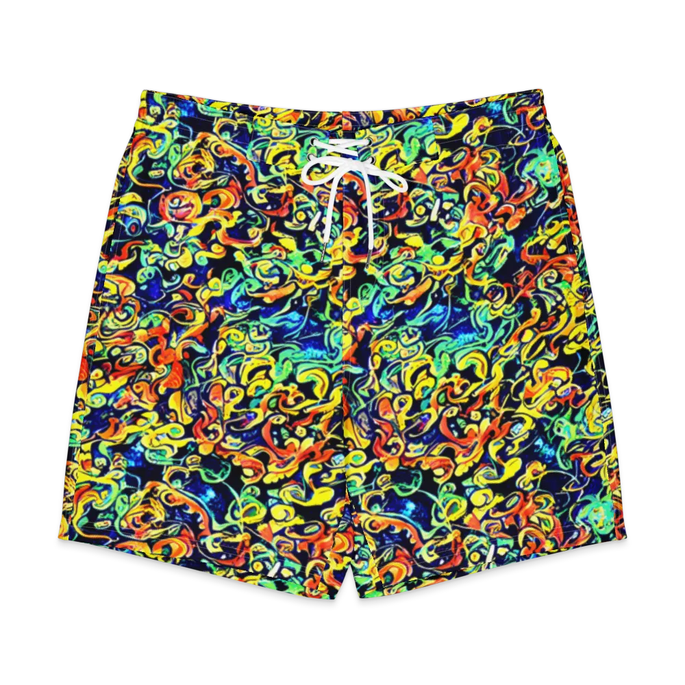 Lucid Tangle on Men's Board Shorts — Front