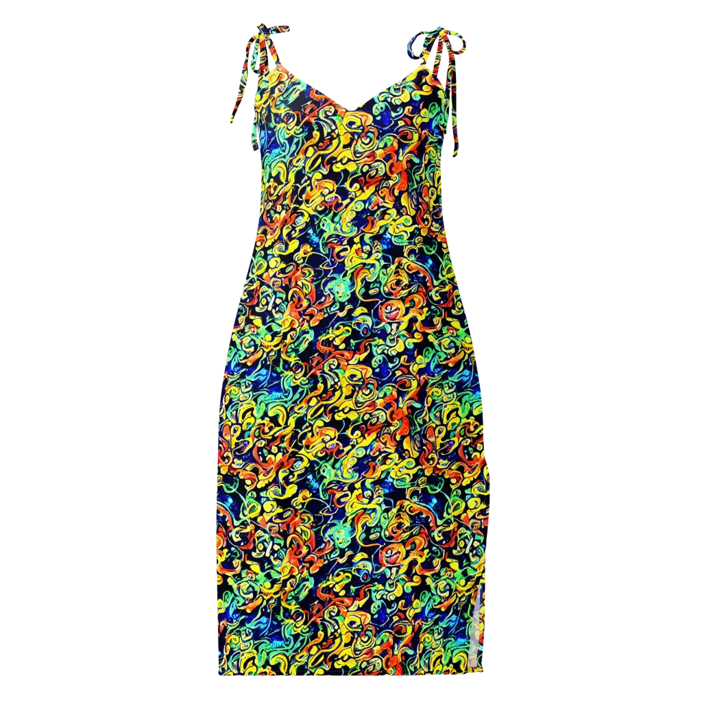 Lucid Tangle on Slip Dress — Front