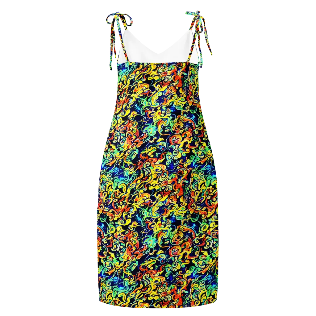 Lucid Tangle on Slip Dress — Back