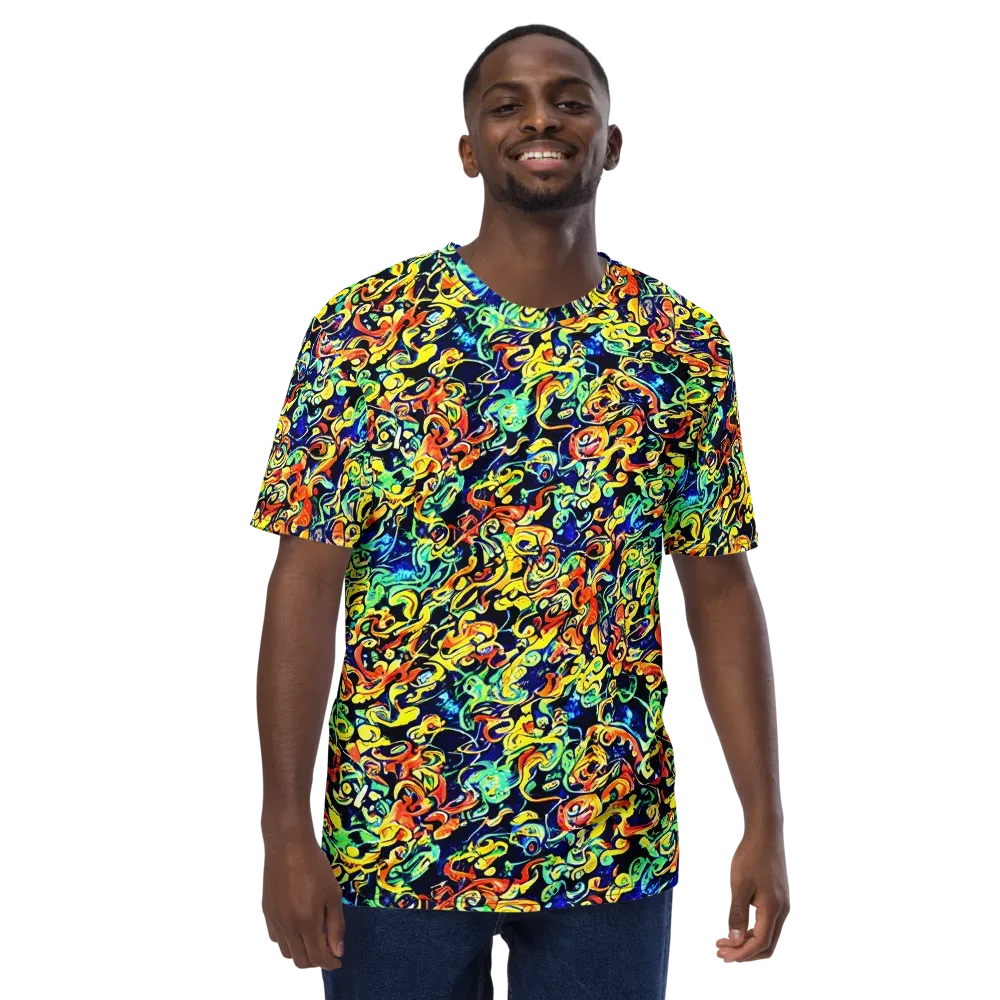 Lucid Tangle on Men's Crew Neck T-Shirt — Front