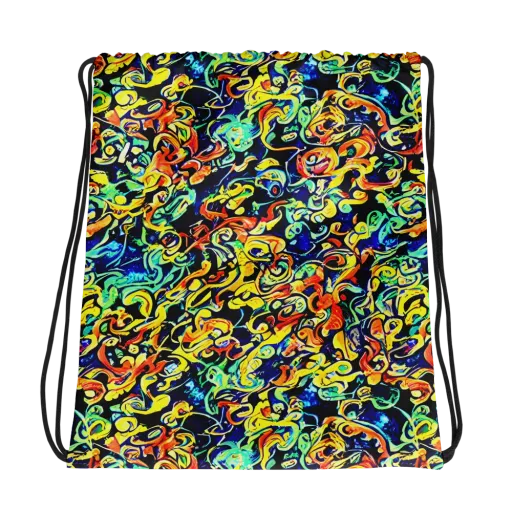 Lucid Tangle on a Drawstring Bag