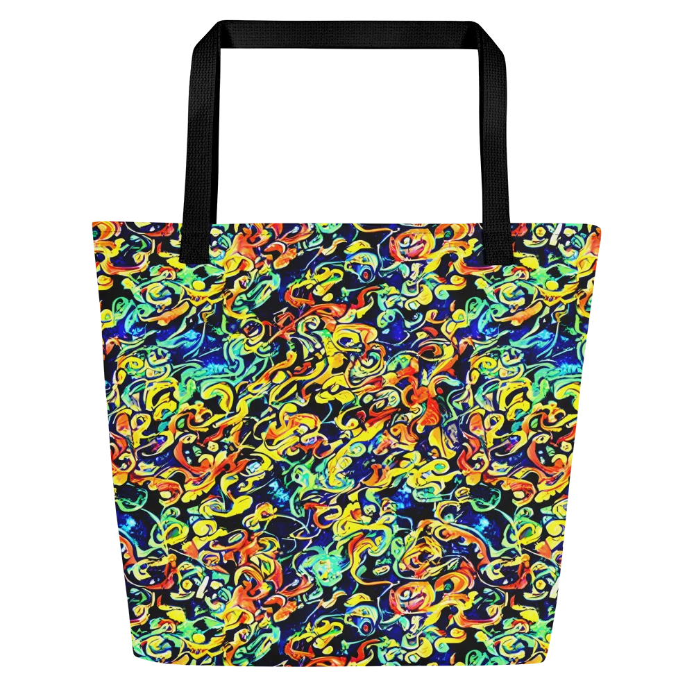 Lucid Tangle on Large Tote Bag W/ Pocket — Front
