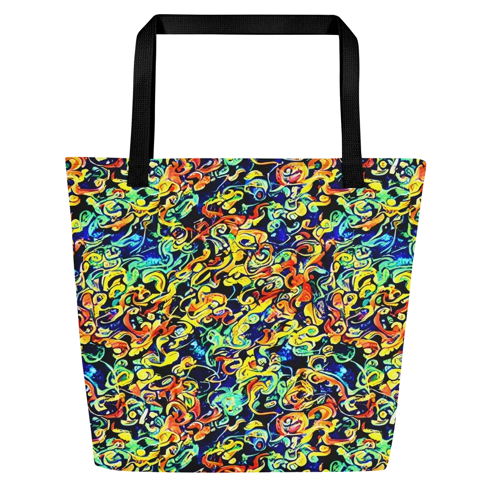 Lucid Tangle on Large Tote Bag W/ Pocket — Front