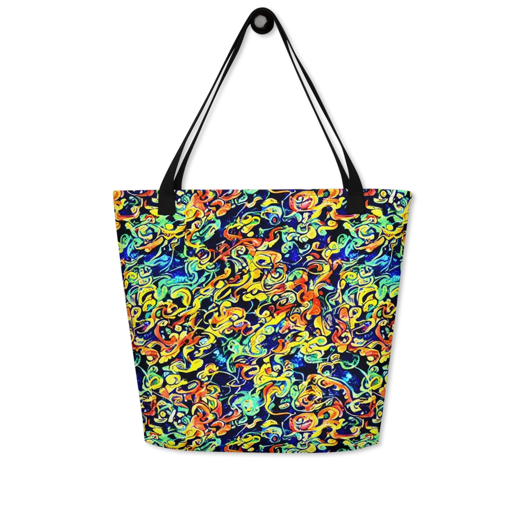 Lucid Tangle on Large Tote Bag W/ Pocket — Front