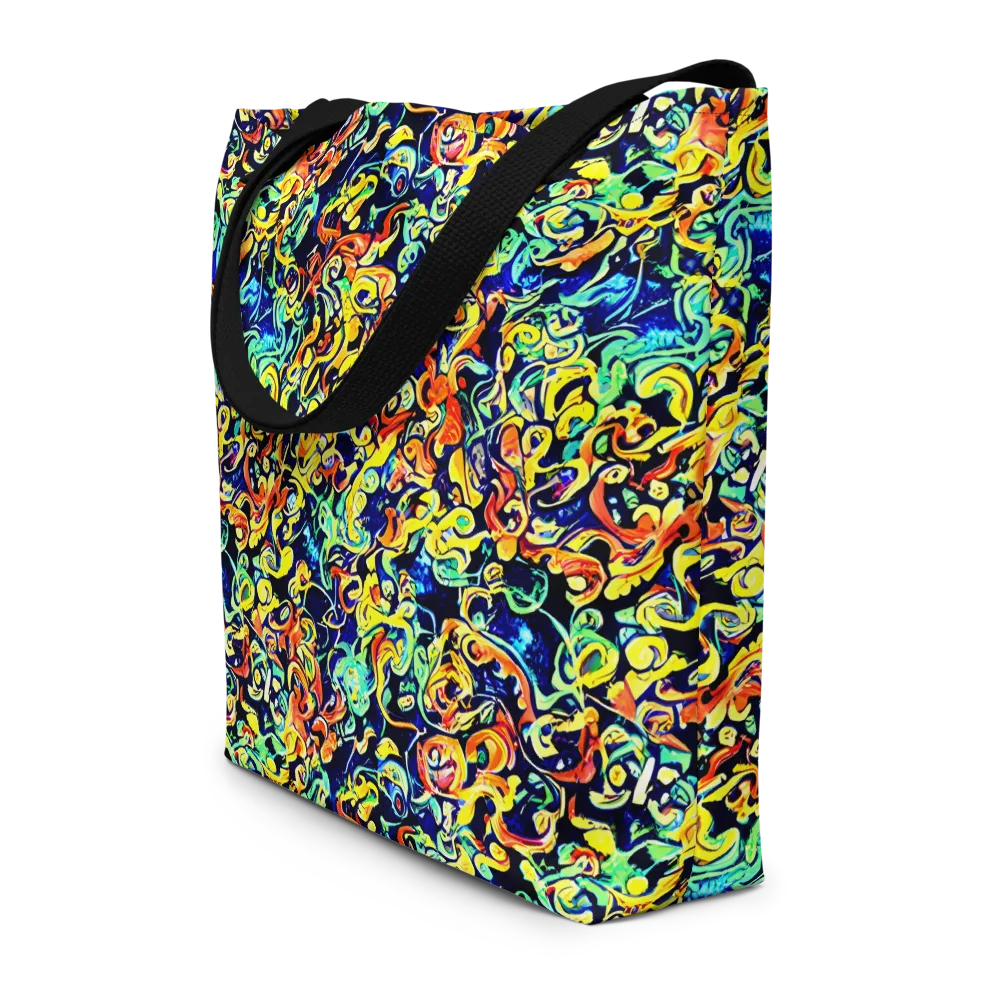 Lucid Tangle on Large Tote Bag W/ Pocket — Front