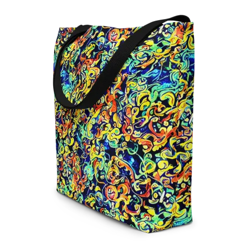 Lucid Tangle on a Large Tote Bag W/ Pocket