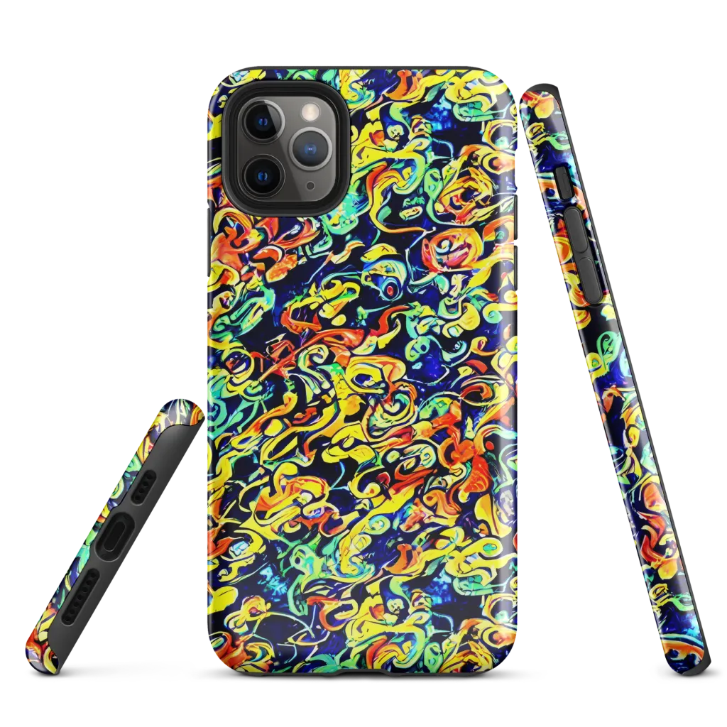 Lucid Tangle on Tough Case for iPhone® — Front