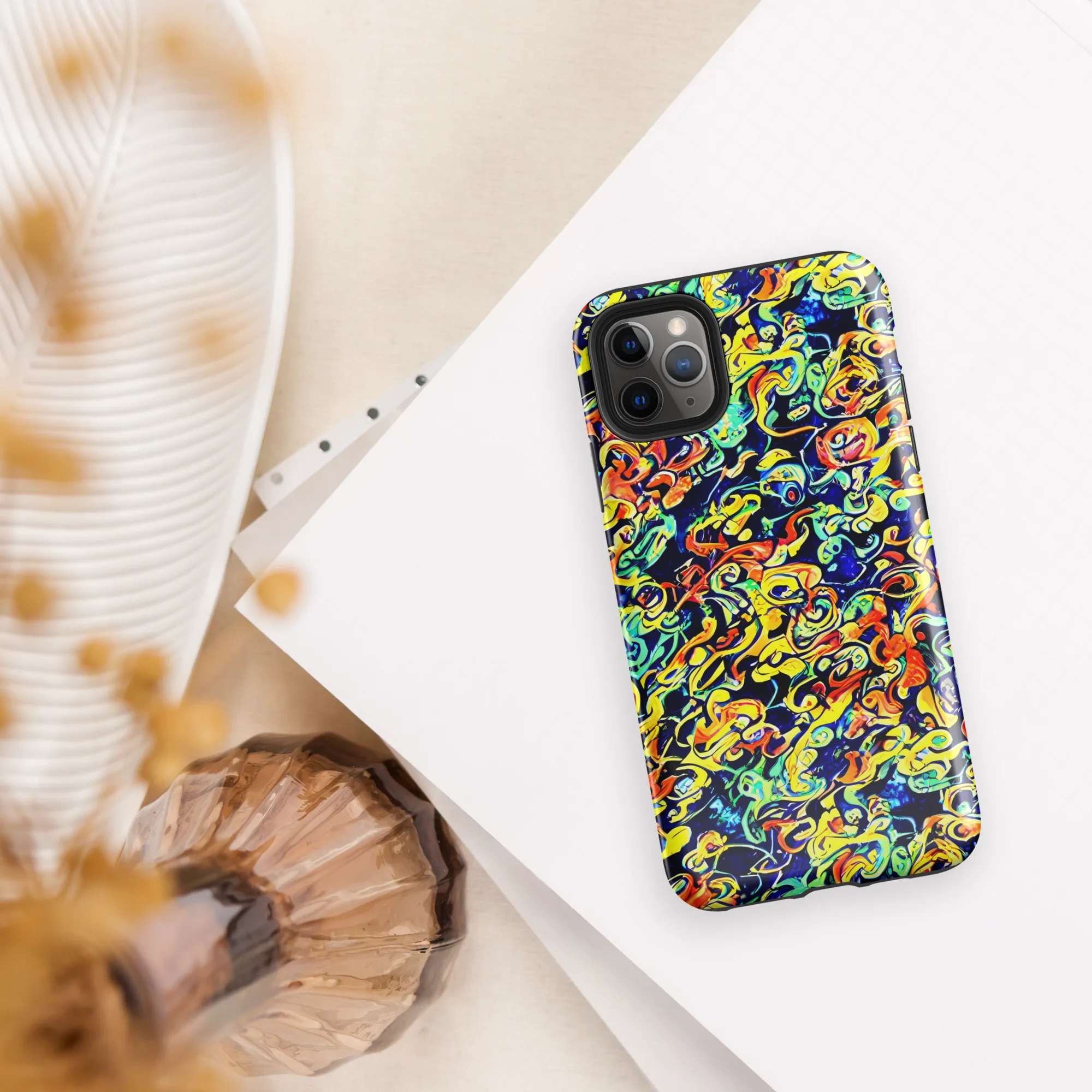 Lucid Tangle on Tough Case for iPhone® — Front