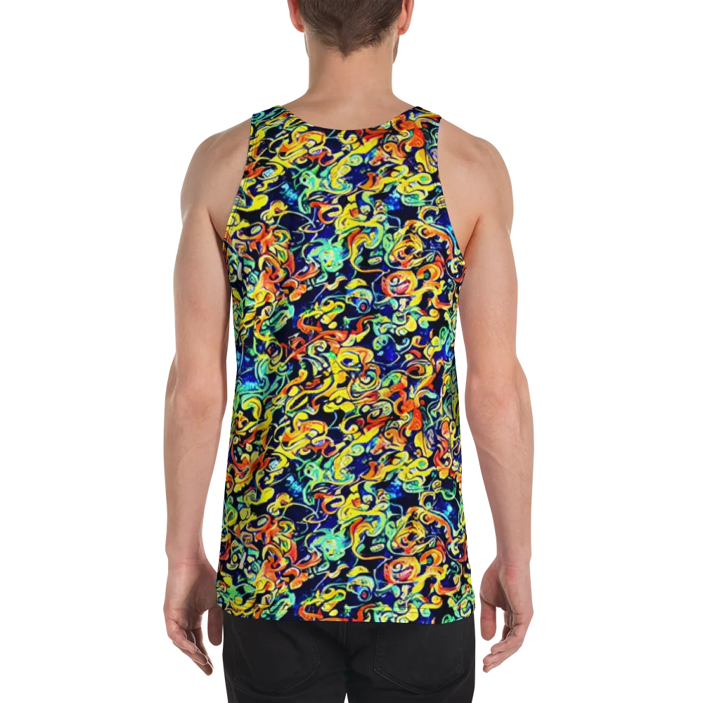 Lucid Tangle on Men's Tank Top — Back