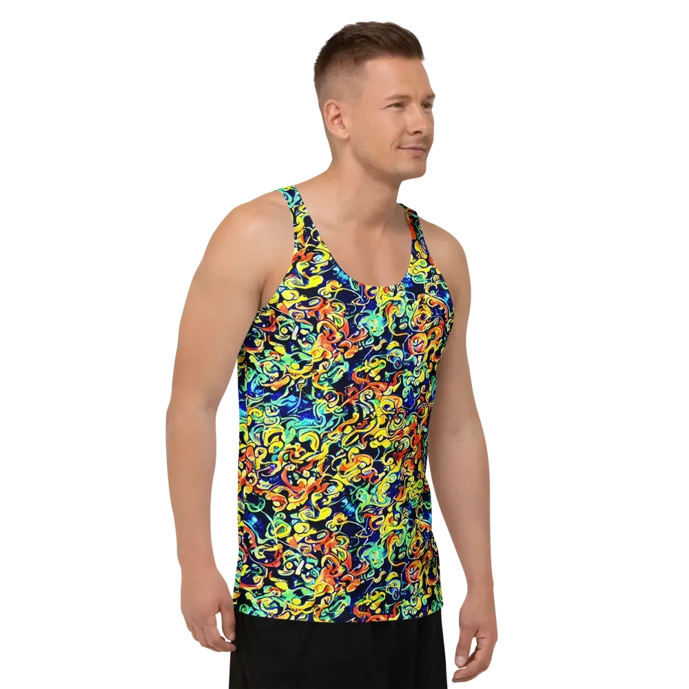 Lucid Tangle on Men's Tank Top — Right Front