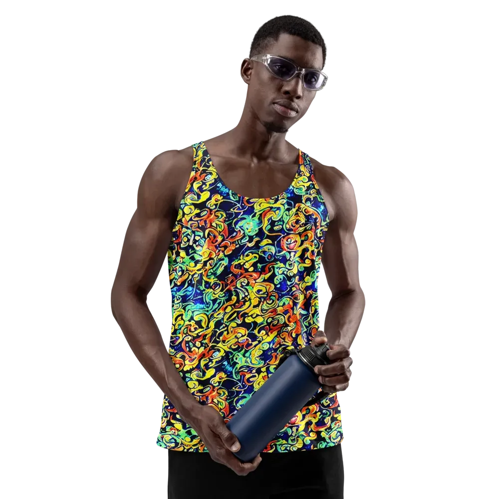 Lucid Tangle on Men's Tank Top — Front