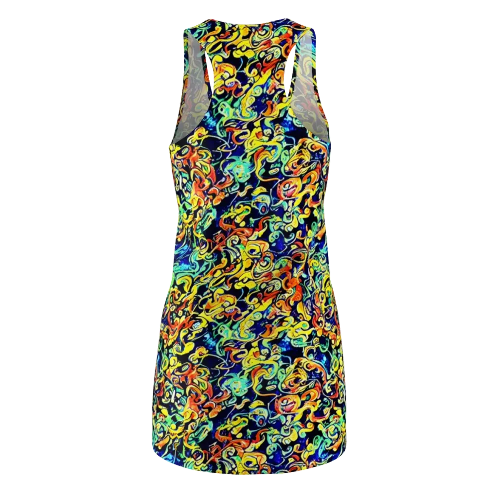 Lucid Tangle on Racerback Dress — Back
