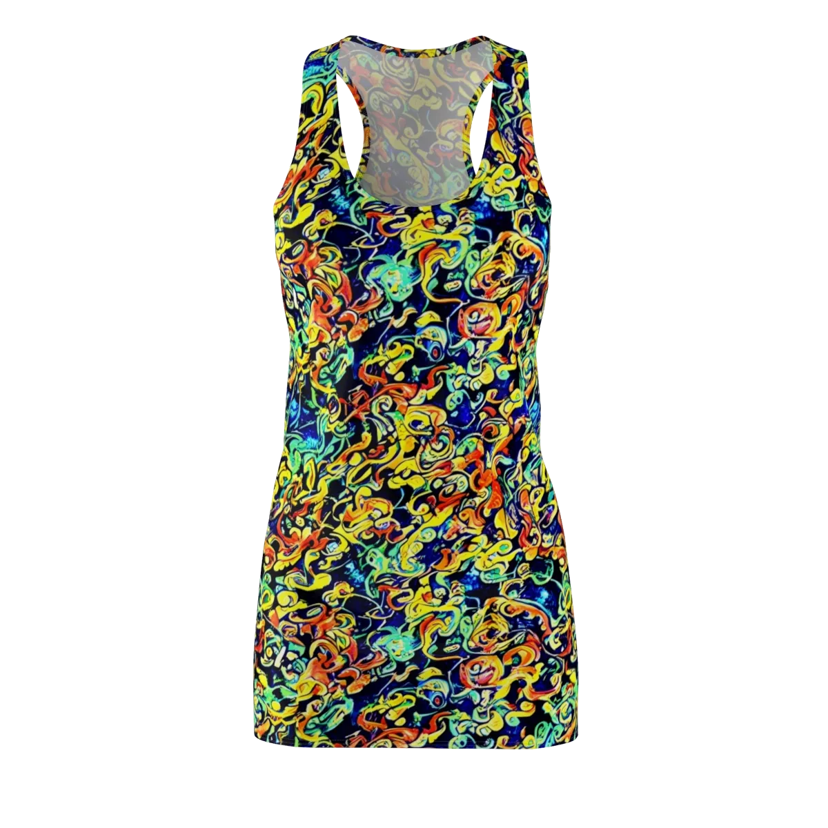 Lucid Tangle on Racerback Dress — Front