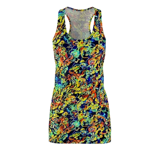 Lucid Tangle on a Racerback Dress