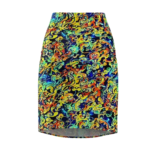 Lucid Tangle on a Pencil Skirt