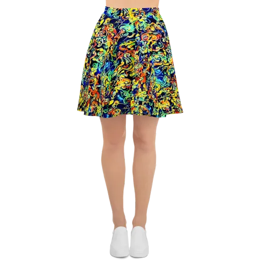 Lucid Tangle on a Skater Skirt