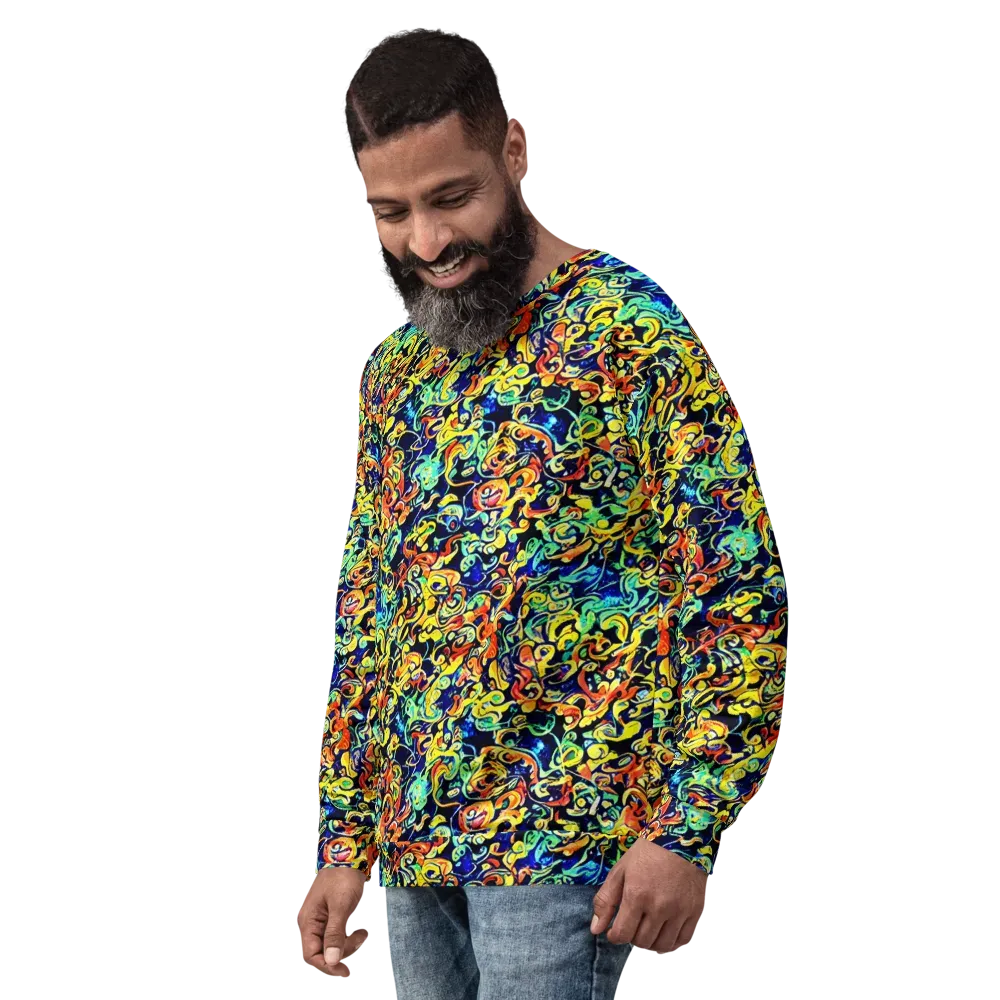 Lucid Tangle on Sweatshirt — Left Front