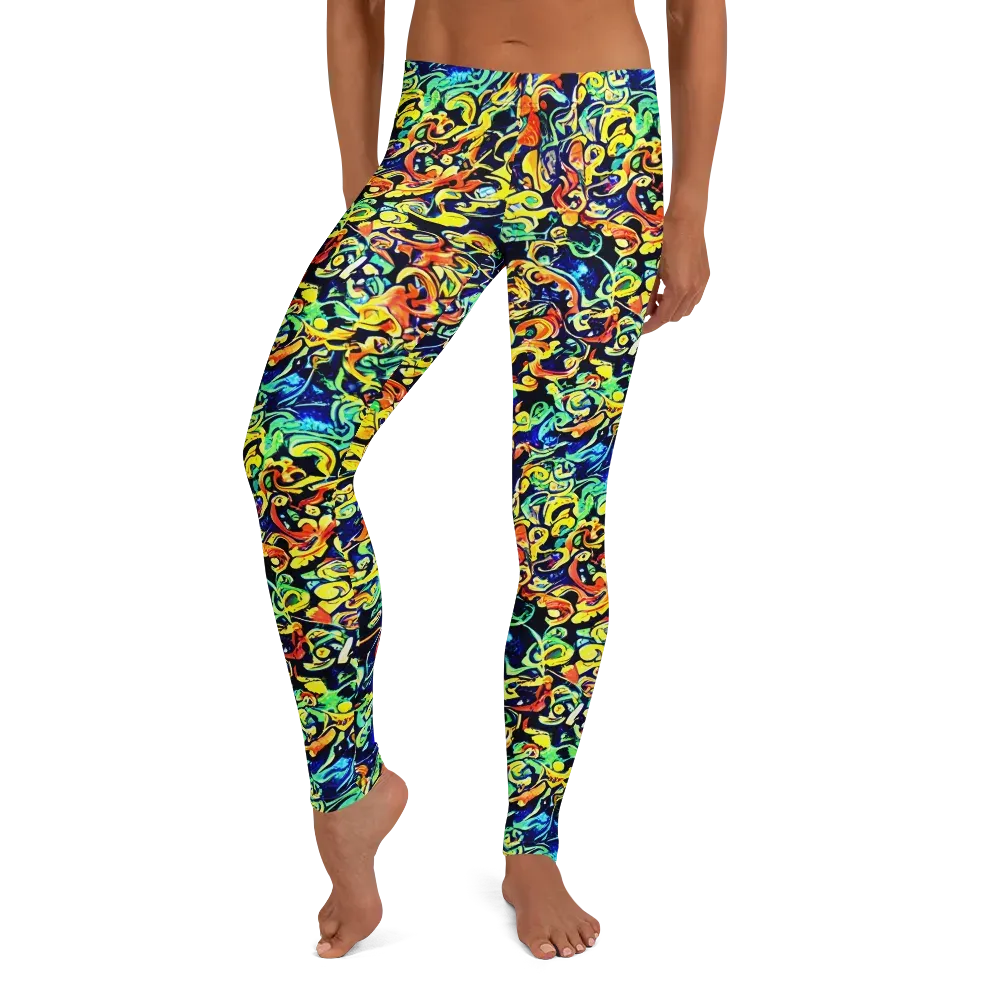 Lucid Tangle on Leggings — Front