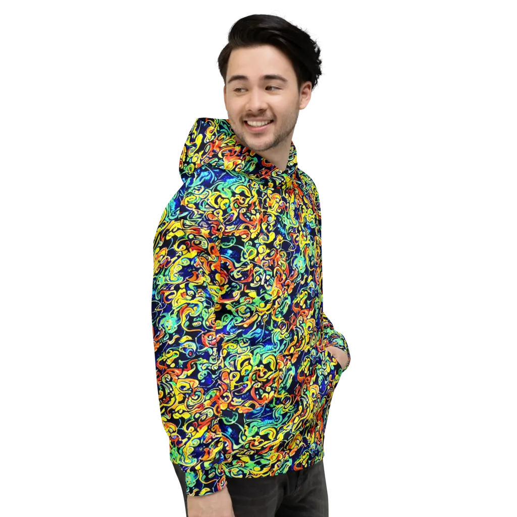 Lucid Tangle on Hoodie — Right