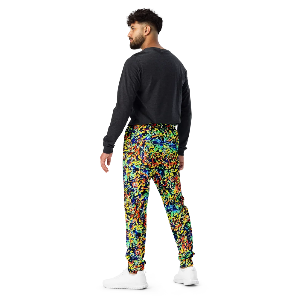 Lucid Tangle on Men's Joggers — Back