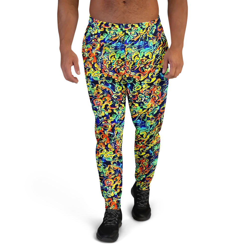 Lucid Tangle on Men's Joggers — Front