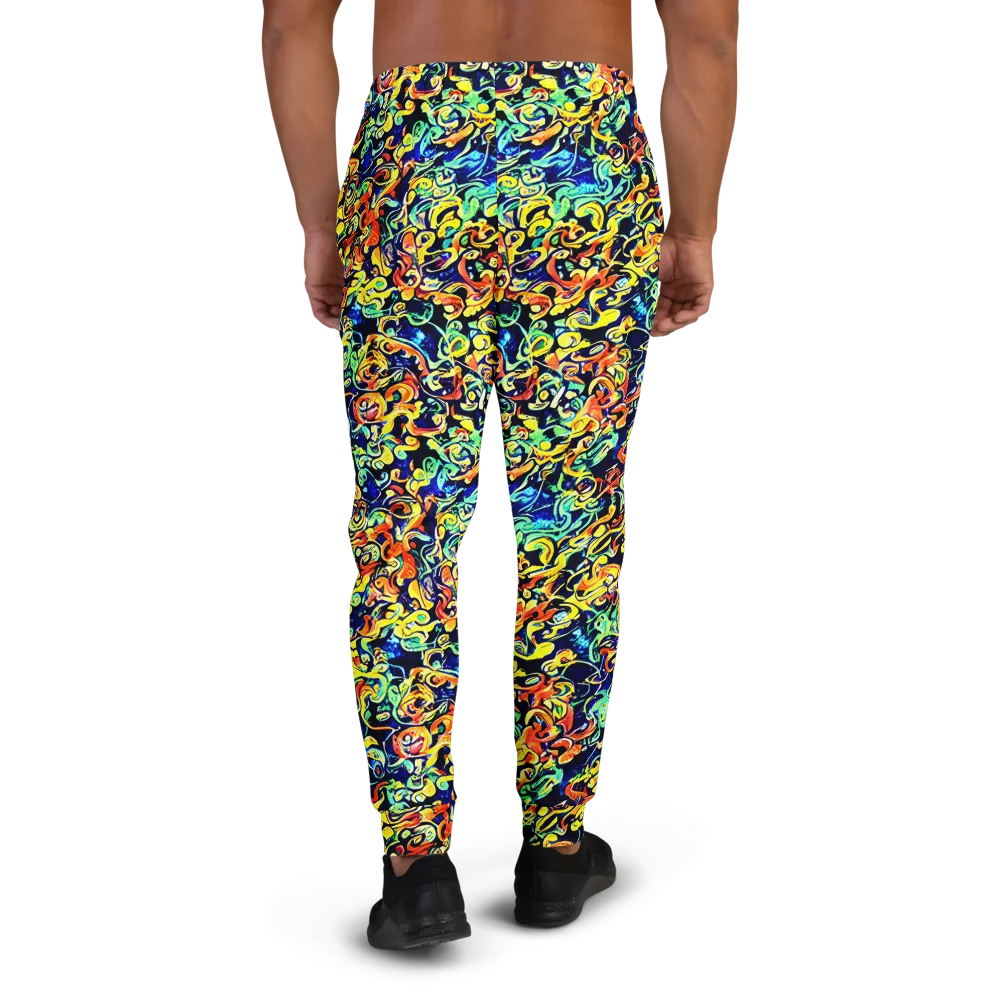 Lucid Tangle on Men's Joggers — Back