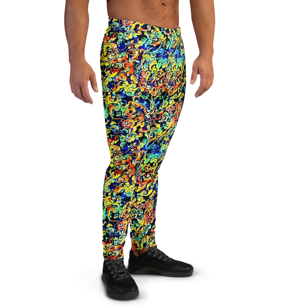 Lucid Tangle on Men's Joggers — Right