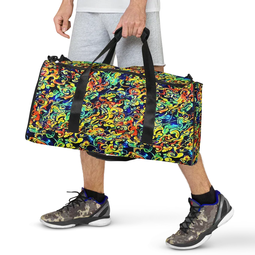 Lucid Tangle on Duffle Bag — Front