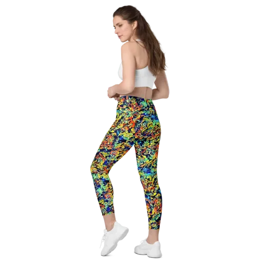 Lucid Tangle on a Leggings with Pockets