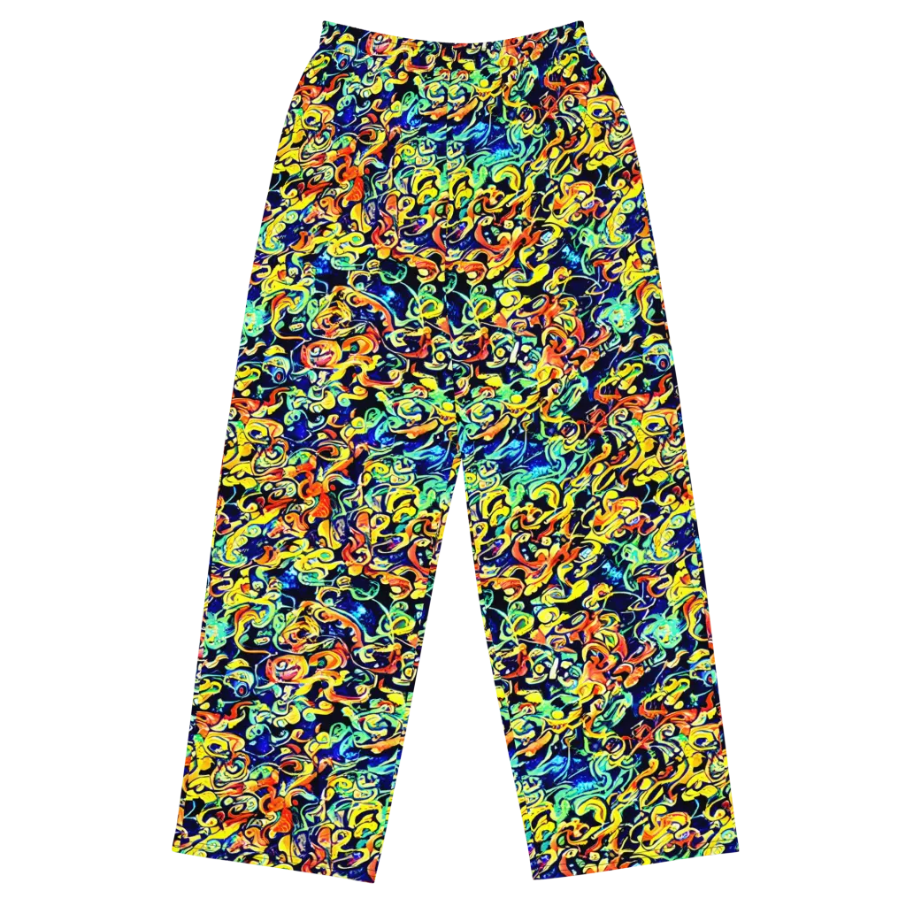Lucid Tangle on Wide-Leg Pants — Front