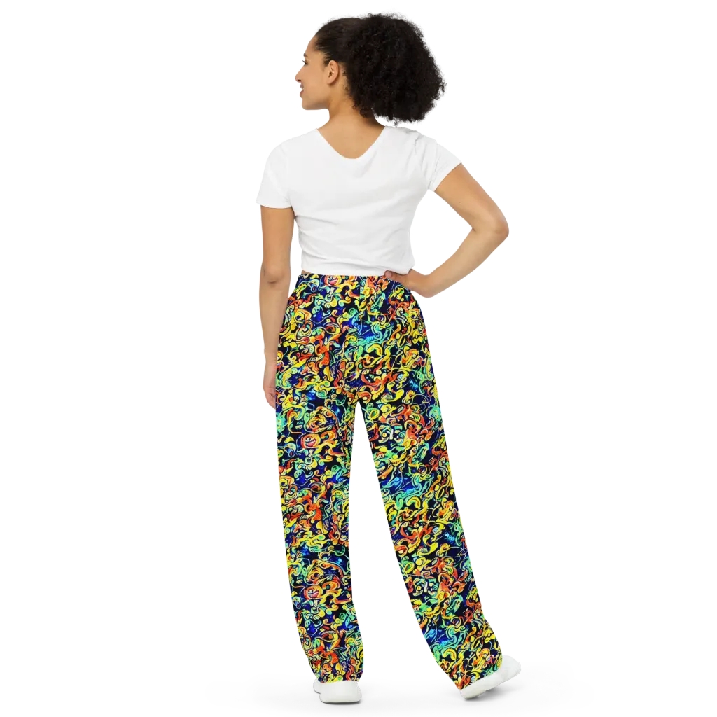Lucid Tangle on Wide-Leg Pants — Back