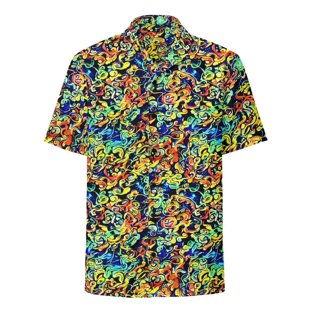 Lucid Tangle on Button Shirt — Front