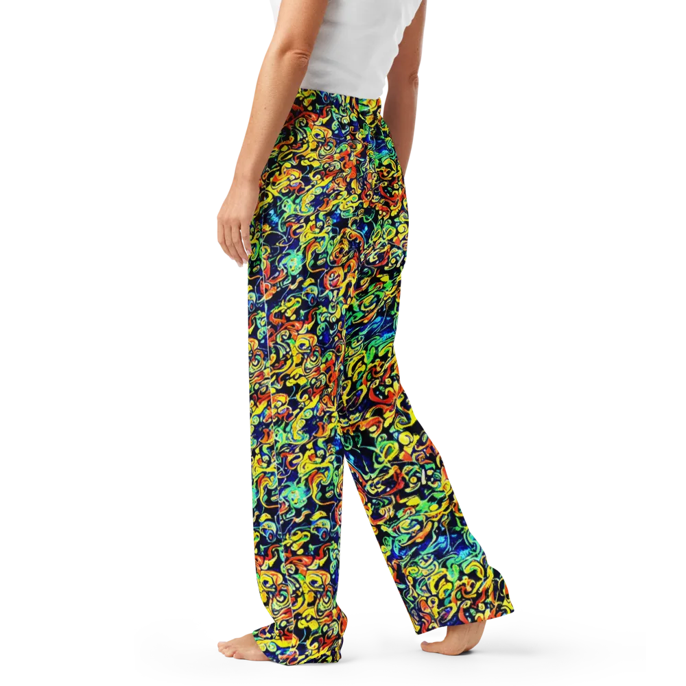 Lucid Tangle on Women's Pajama Pants — Left
