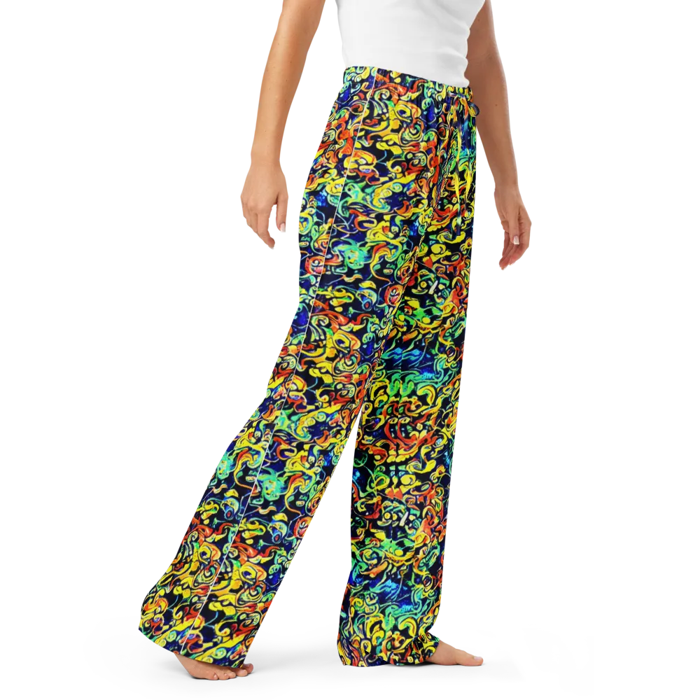 Lucid Tangle on Women's Pajama Pants — Right Front