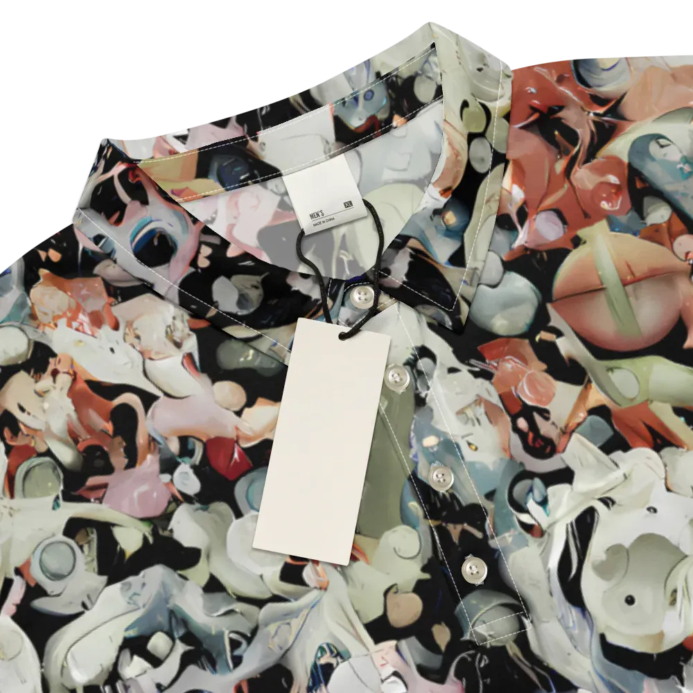 Surreal Menagerie on Men's Slim Fit Polo Shirt — Product details