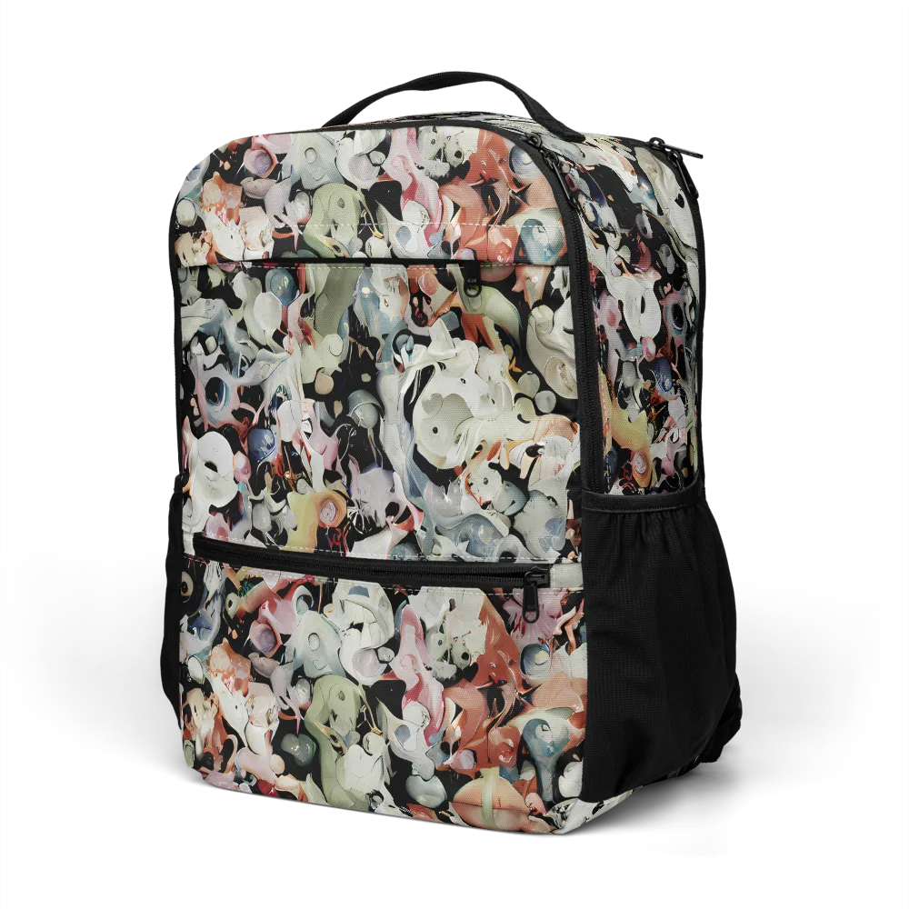 Surreal Menagerie on Utility Backpack — Left Front