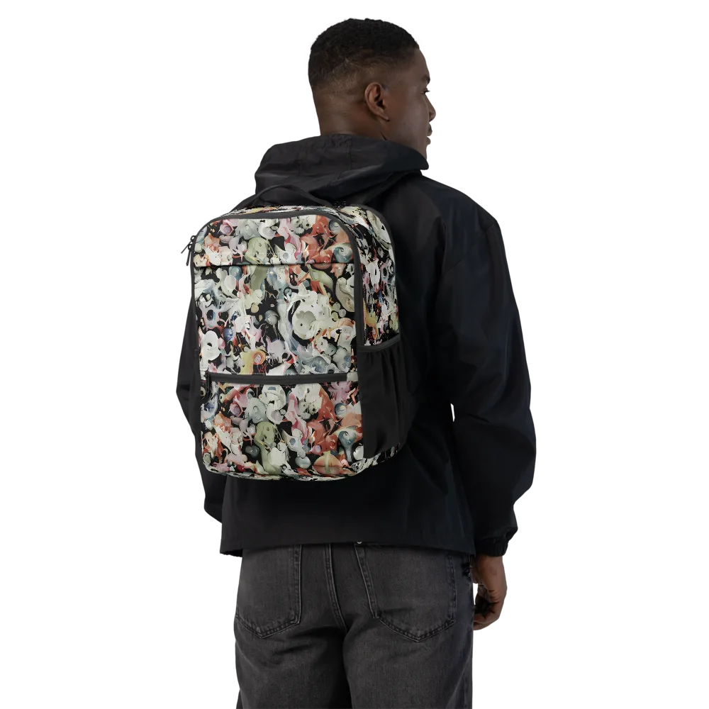 Surreal Menagerie on Utility Backpack — Back