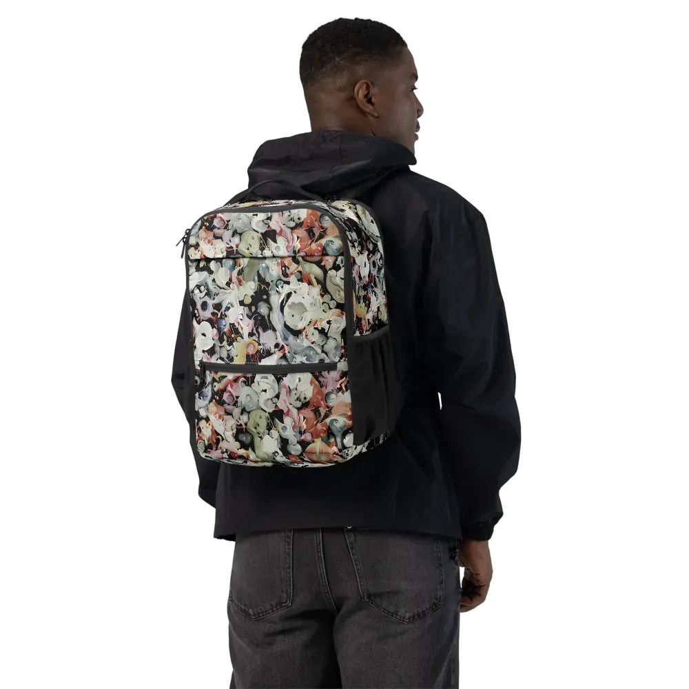 Surreal Menagerie on Utility Backpack — Back