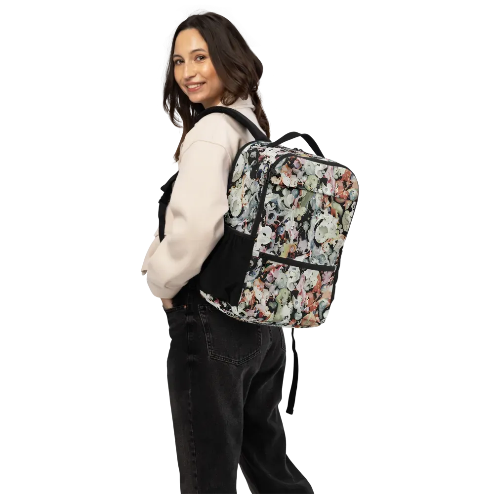 Surreal Menagerie on Utility Backpack — Back