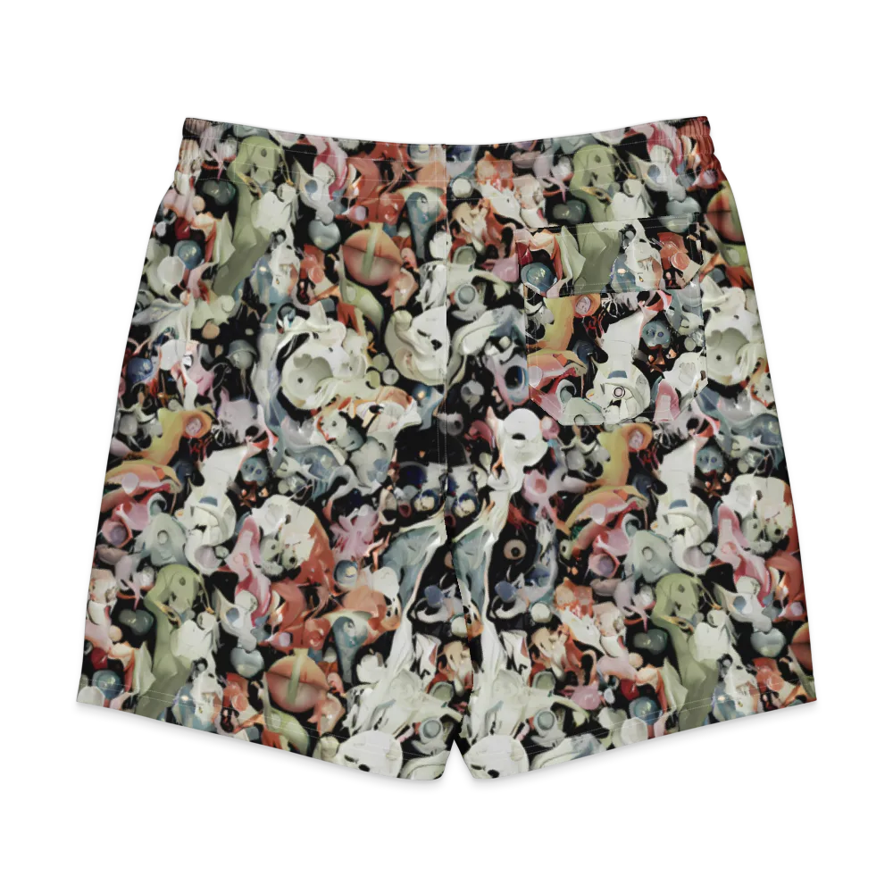 Surreal Menagerie on Men's Board Shorts — Back