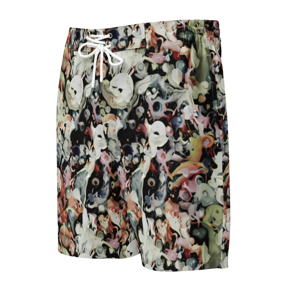 Surreal Menagerie on Men's Board Shorts — Front