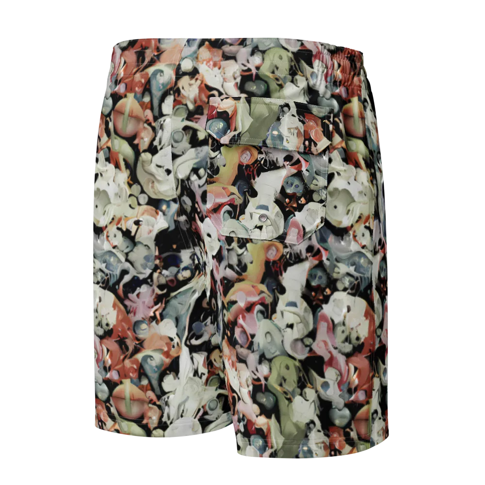 Surreal Menagerie on Men's Board Shorts — Back