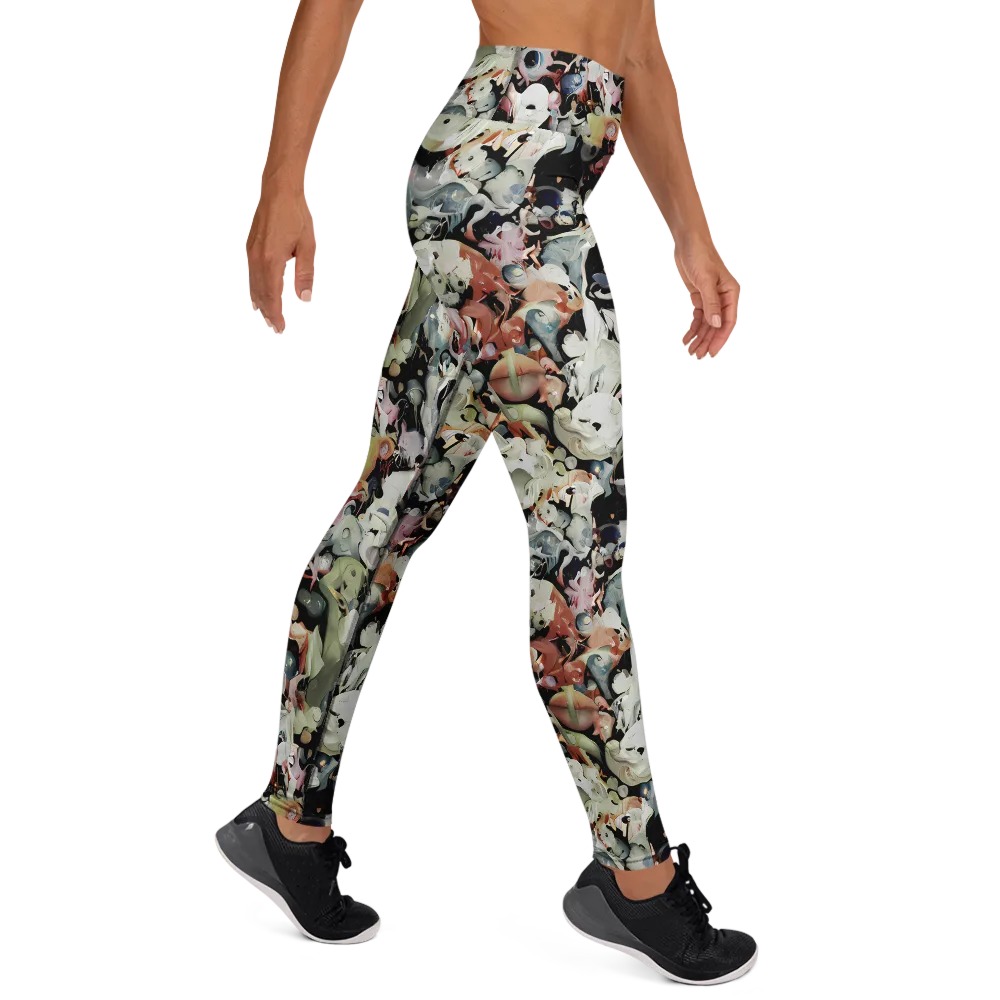Surreal Menagerie on Yoga Leggings — Right