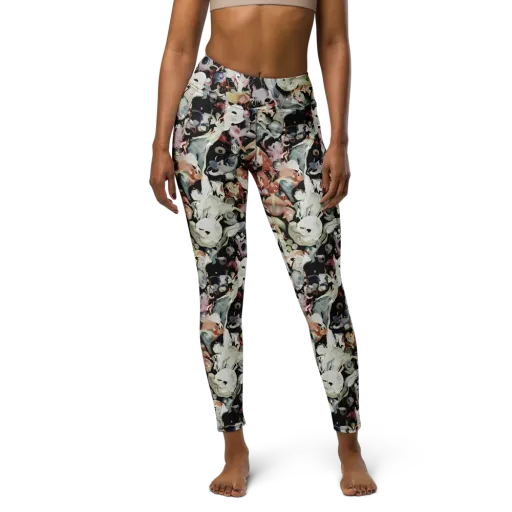 Surreal Menagerie on a Yoga Leggings