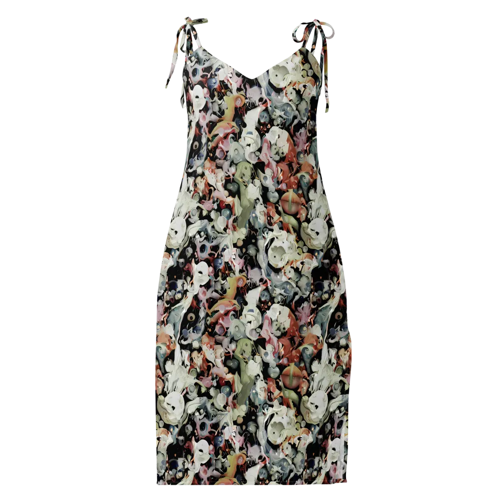Surreal Menagerie on Slip Dress — Front