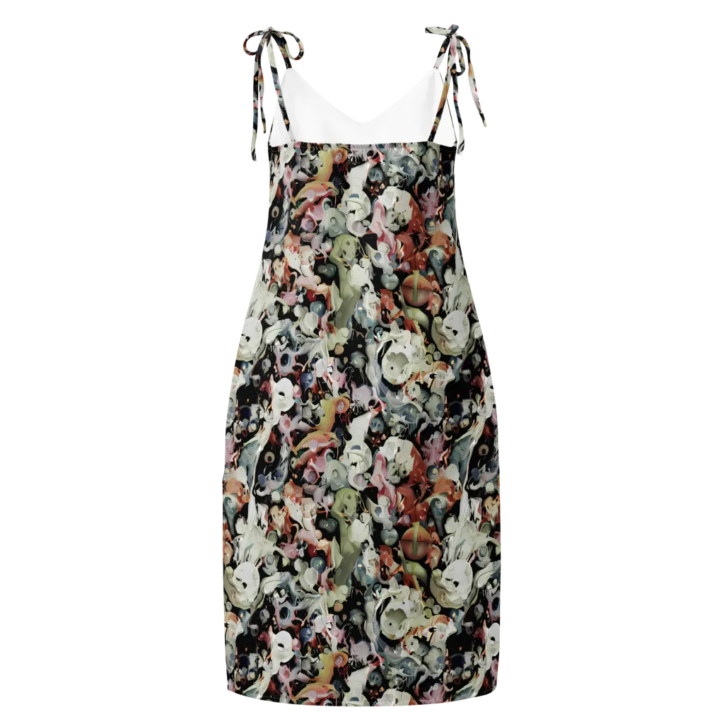 Surreal Menagerie on Slip Dress — Back