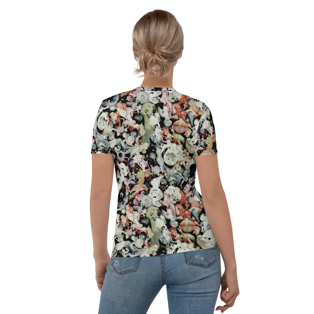 Surreal Menagerie on Women's Crew Neck T-Shirt — Back