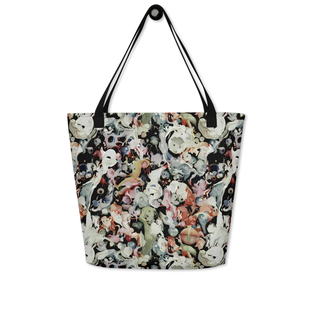Surreal Menagerie on Large Tote Bag W/ Pocket — Front