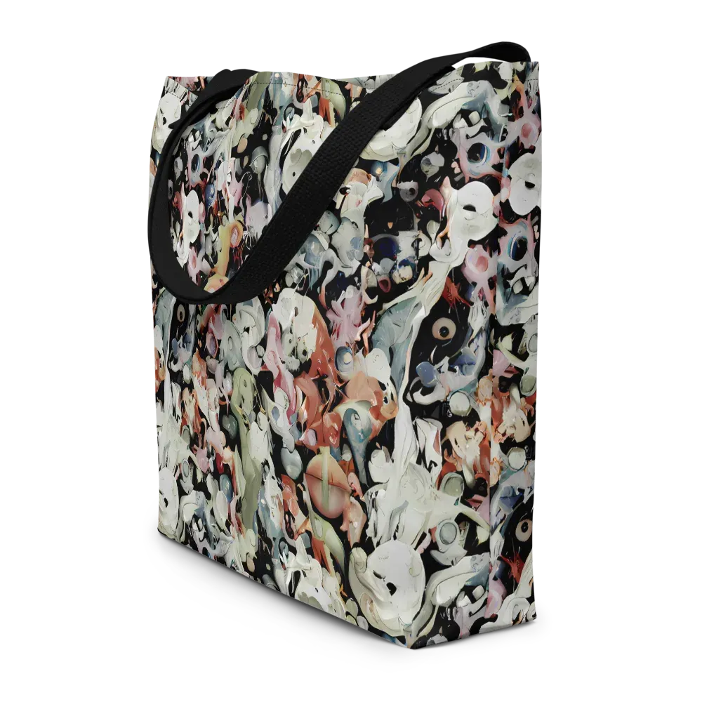 Surreal Menagerie on Large Tote Bag W/ Pocket — Front